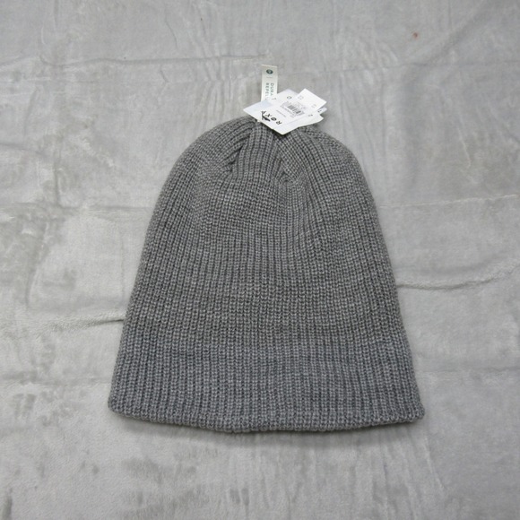 Roxy Accessories - Roxy Freja Beanie Womens One Size Grey Ribbed Knit Water‎ Repellent Hat $30 NEW